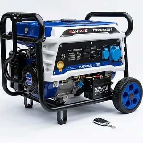 موتور برق 9 کیلووات بنزینی ریموت استارت سانتافه مدل ST9900DXEW-R - تصویر 1