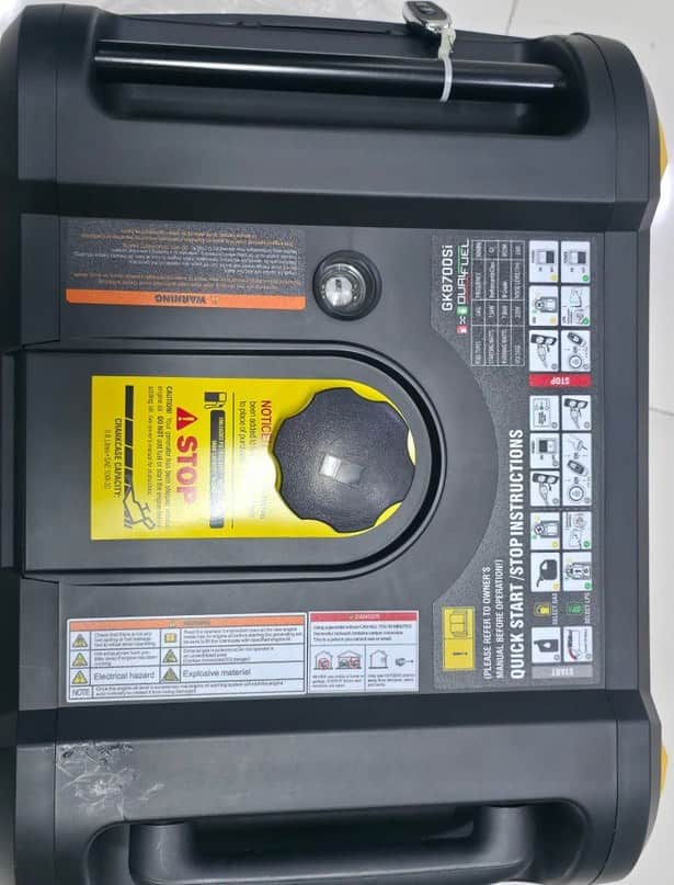 موتور برق 7.5 کیلووات دوگانه سوز سایلنت تک فاز ریموت استارت اینورتری لیگا مدل GK8700Si - تصویر 3