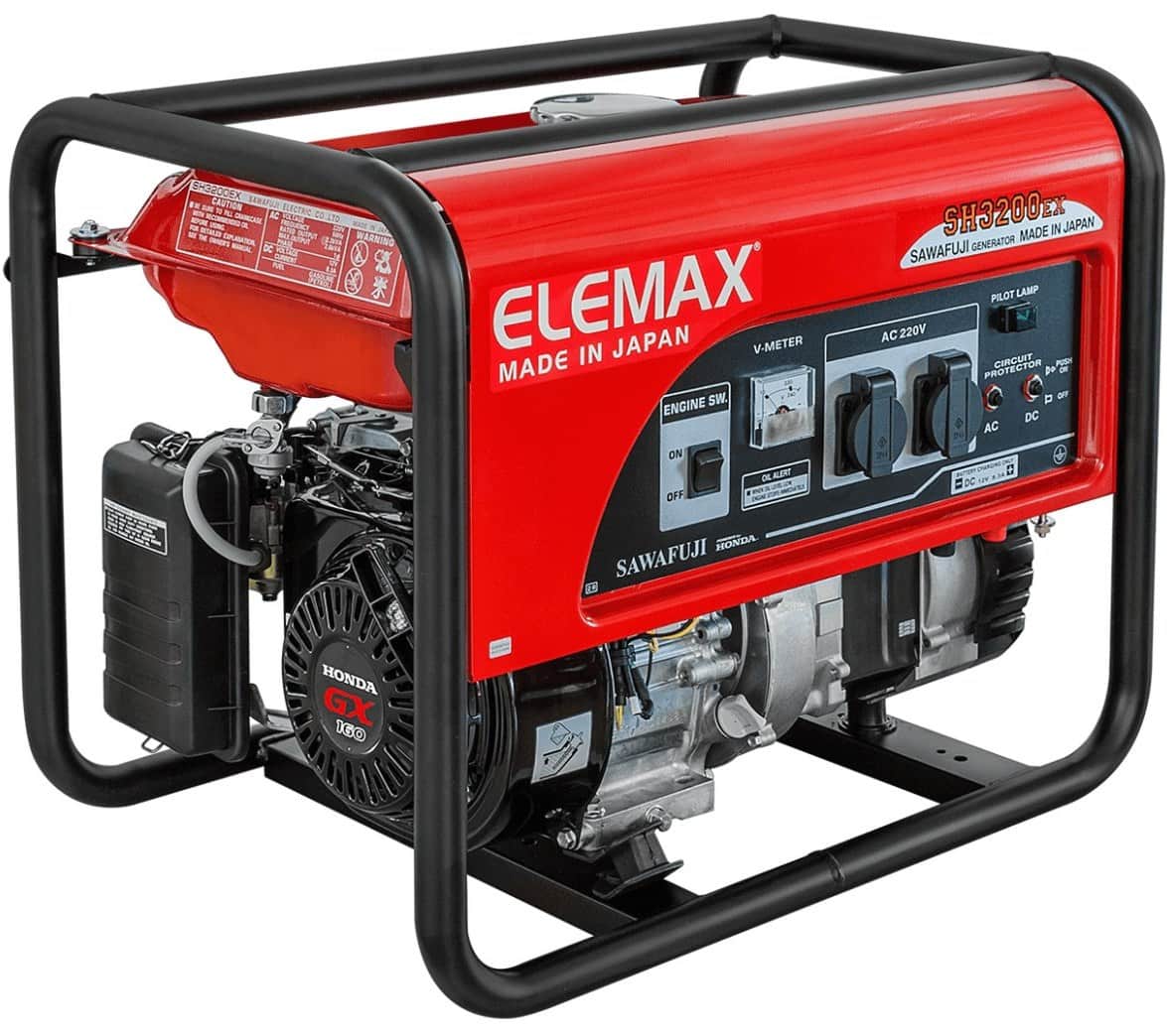 موتور برق 2.6 کیلووات بنزینی تک فاز هندلی المکس مدل SH3200EX - تصویر 2