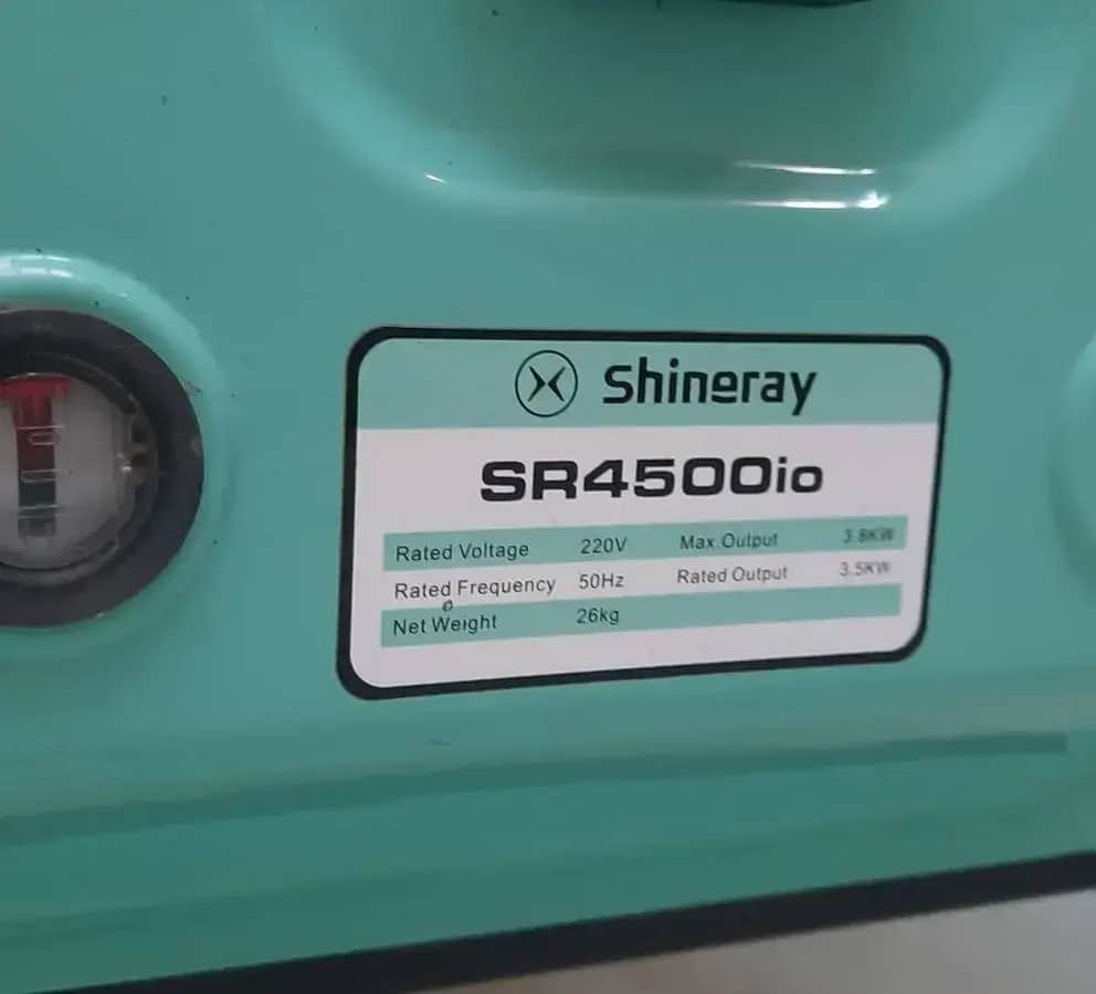موتور برق بنزینی ۳.۸ کیلووات اینورتردار هندلی شینری مدل SR4500-IO - تصویر 2