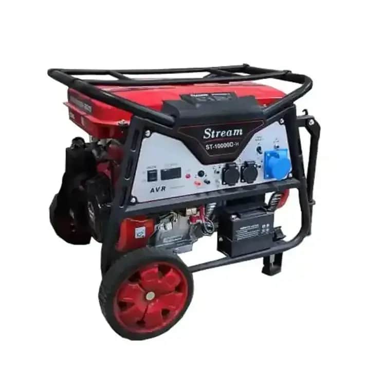 موتور برق 8.5 کیلووات بنزینی استارتی استریم  مدل ST10000D-H - تصویر 1