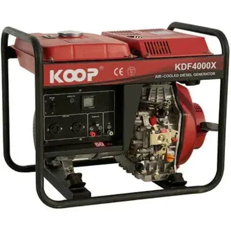 موتور برق ۲.۸ کیلو وات تک فاز دیزلی کوپ مدل KDF4000XE - تصویر 1