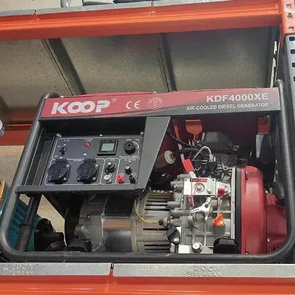 موتور برق ۲.۸ کیلو وات تک فاز دیزلی کوپ مدل KDF4000XE - تصویر 3