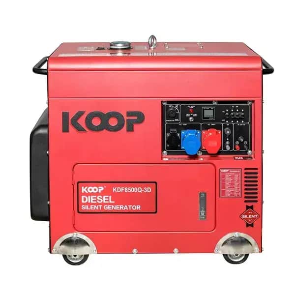موتور برق ۶ کیلو وات تک فاز و سه فاز استارتی دیزلی کوپ KDF8500Q-3D - تصویر 1