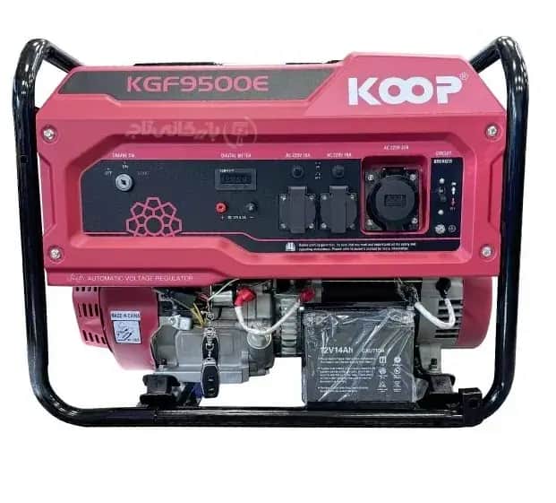 موتور برق ۸ کیلووات تک فاز ریموت‌دار بنزینی کوپ مدل KGF9500E - تصویر 1