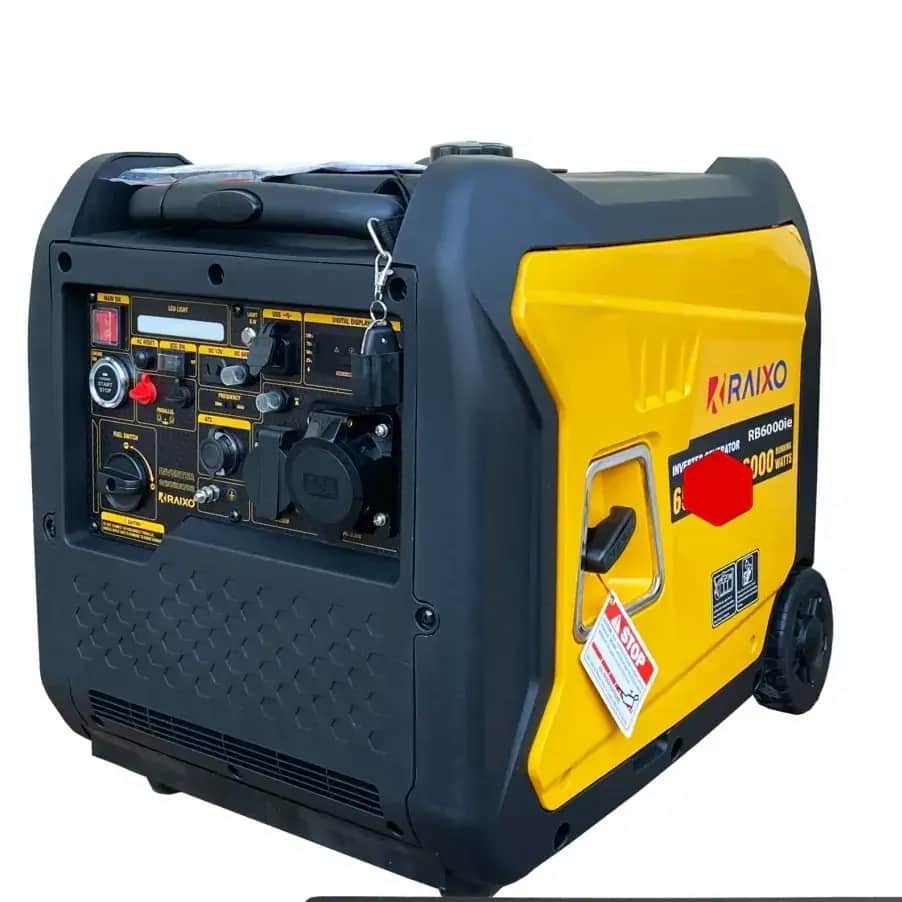 موتور برق 6 کیلو وات سایلنت بنزینی ریموت استارت راکسیو مدل RB6000IE - تصویر 1
