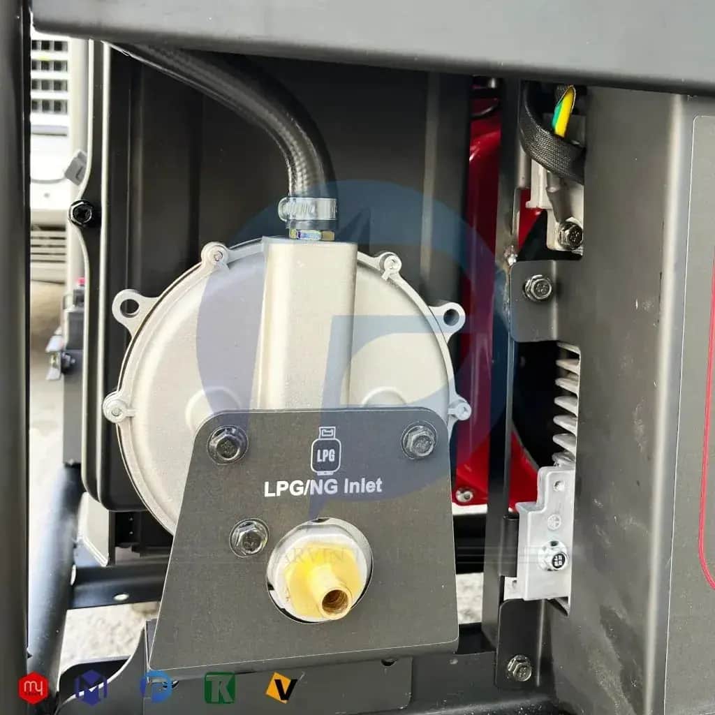 موتور برق 15 کیلووات سه گانه سوز سه فاز ریموت استارت اینورتری واکسون مدل VK25500iER+GLN - تصویر 2