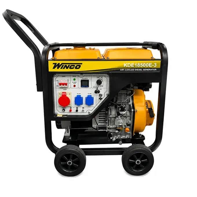 موتور برق ۸.۵ کیلووات دیزلی سه فاز استارتی وینکو مدل KDE18500E-3 - تصویر 1