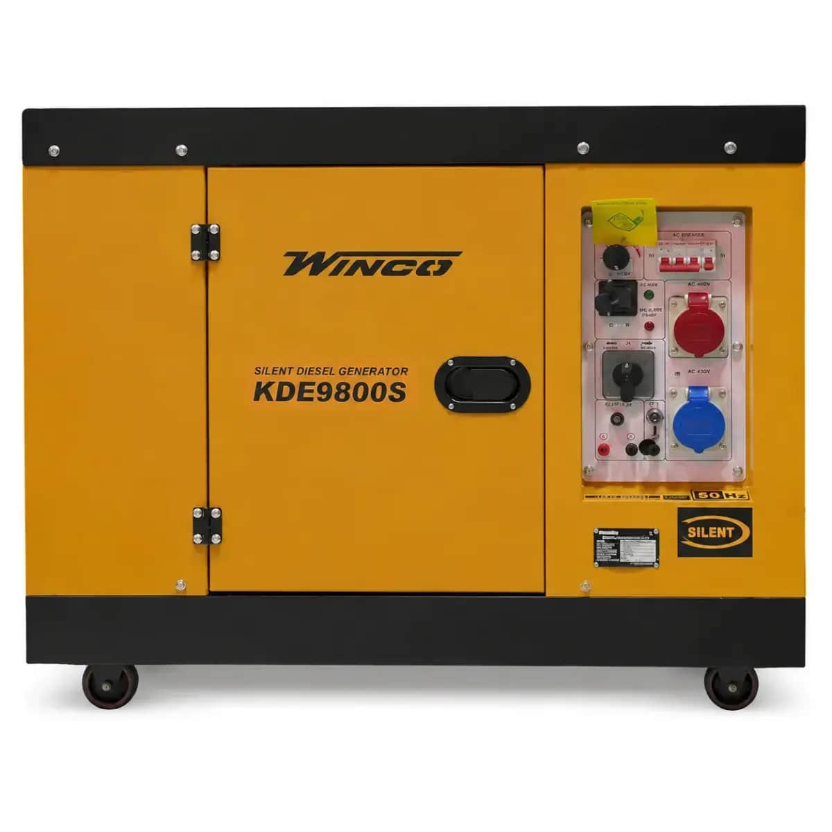 موتوربرق 10 کیلووات دیزلی سایلنت  سه فاز ریموت ایستارت  وینکو مدل KDE19800S+ATS - تصویر 1