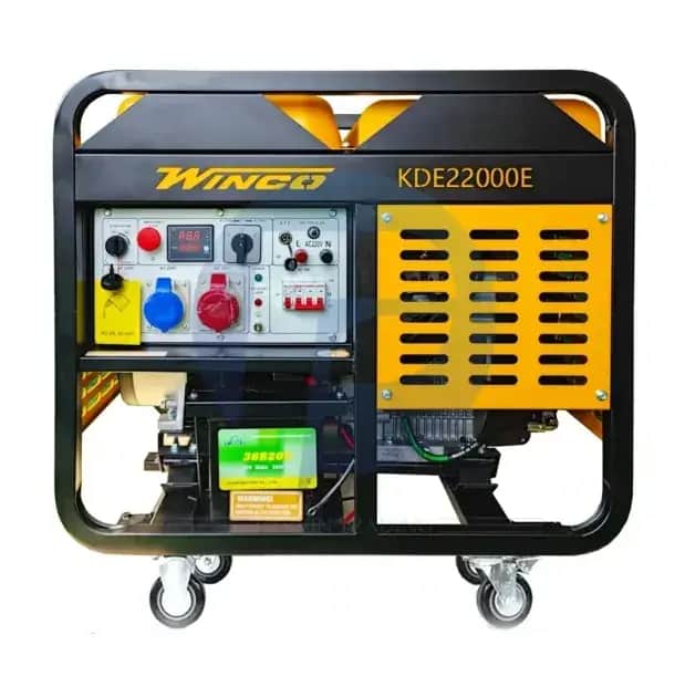 موتور برق ۲۲ کاوا دیزلی سه فاز ریموت استارت وینکو مدل KDE22000E - تصویر 1