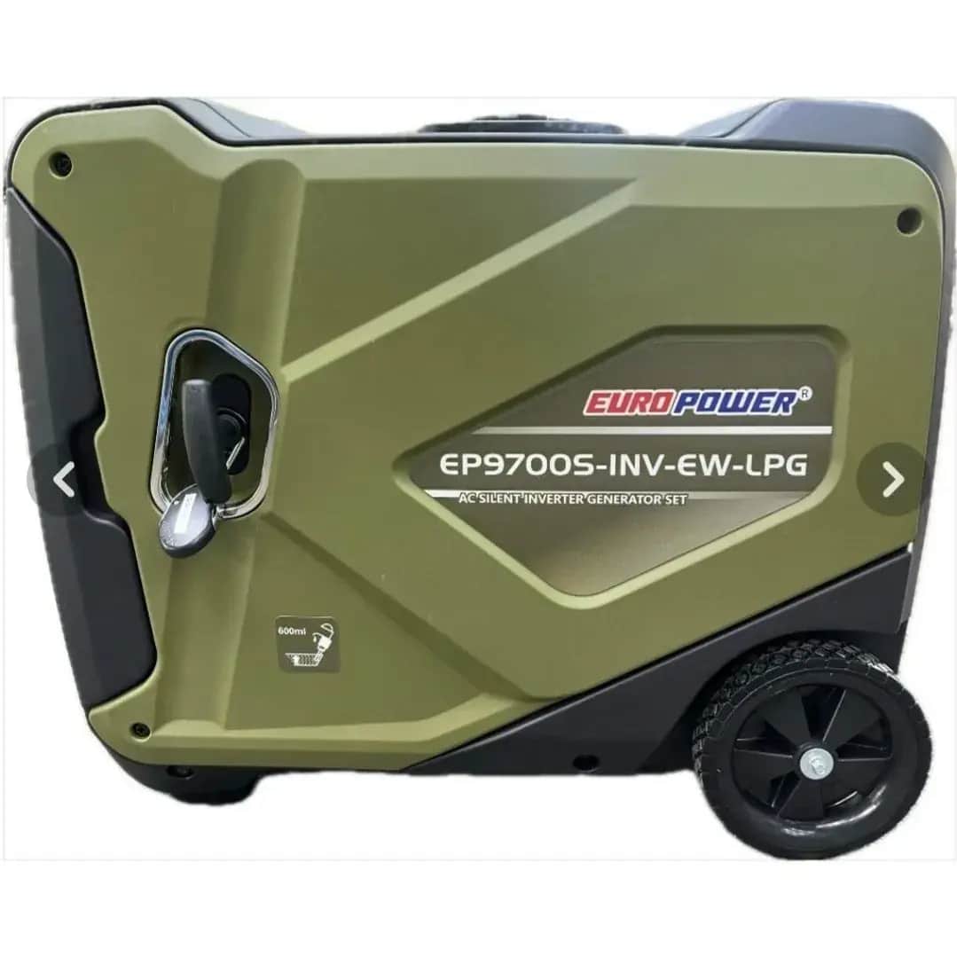موتور برق ۸.۵ کیلووات بنزینی سایلنت تک فاز ریموت استارت اینورتر یورو پاور مدل EP9700S - تصویر 2