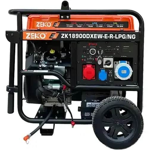 موتور برق ۱۵ کاوا سه‌ گانه سه فاز ریموت استارت زیکو  مدل ZK18900DWEW-E-R-LPG/NG - تصویر 1