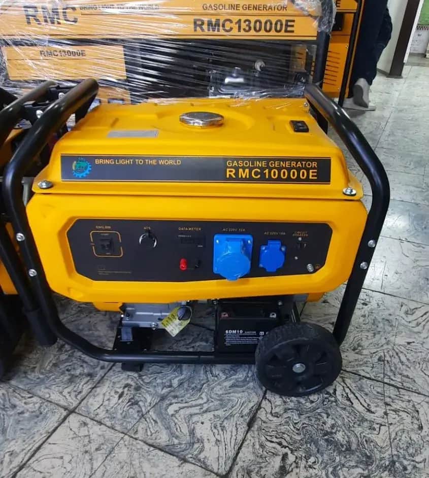 موتور برق 8.5 کیلووات بنزینی با ATS  چینی مدل DB10000E RMC - تصویر 1