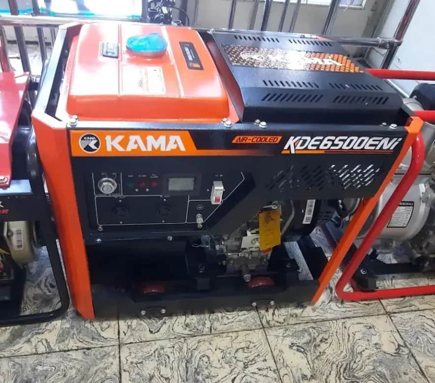 موتور برق 5 کیلووات دیزلی کاما مدل KDE6500ENI - تصویر 1