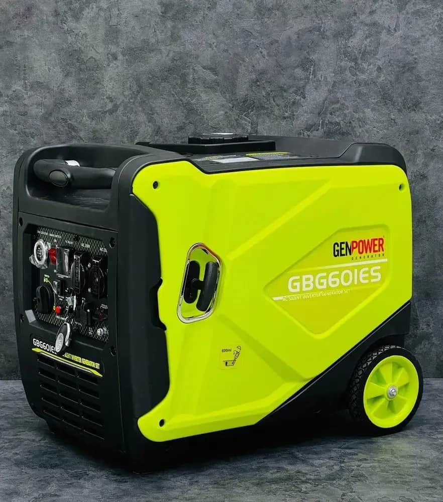 موتور برق 6 کیلووات سایلنت بنزبنی اینورتری جن پاور مدل GBG60IS