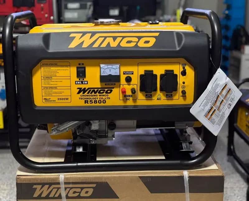 موتور برق ۴ کیلووات بنزینی تکفاز هندلی وینکو مدل R5800 - تصویر 1