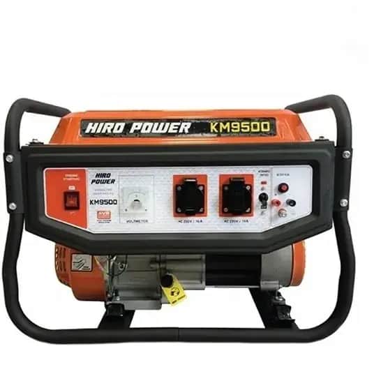 موتور برق بنزینی تک فاز 3.8 کیلووات هیرو پاور KM9500 - تصویر 1