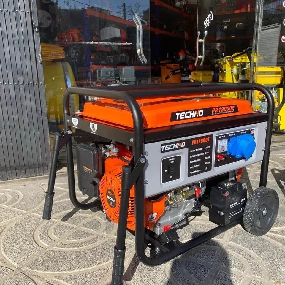 موتور برق ۸.۵ کیلووات ریموت استارت تک فاز تکنو مدل PR12000E - تصویر 1