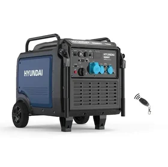 موتور برق ۸.۷ کیلووات بنزینی تکفاز  ریموت استارت اینورتر  هیوندای مدل HG8087-PG - تصویر 1