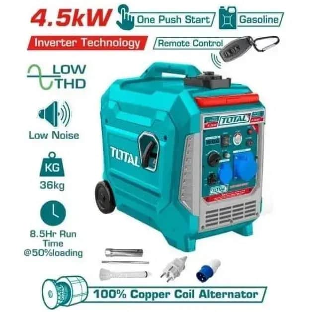 موتور برق ۴.۵ کیلووات بنزینی  سایلنت توتال مدل TP550006EP - تصویر 2