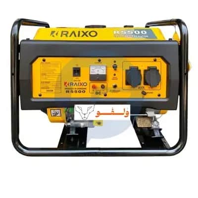 موتور برق 3 کیلووات بنزینی استارتی تکفاز راکسیو مدل R5500 - تصویر 1