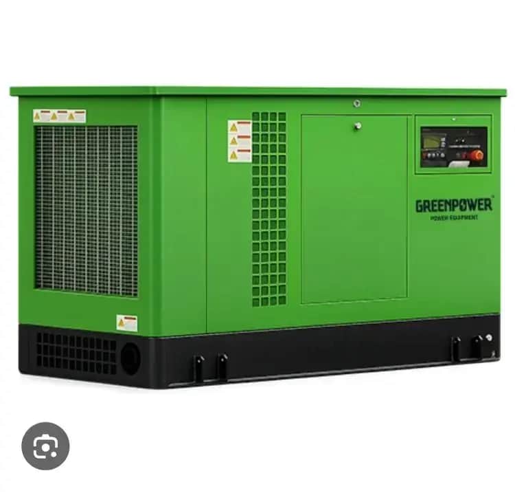 ژنراتور 35 کیلووات  گازسوز سایلنت سه فاز استارتی گرین پاور مدل GP35 - تصویر 1