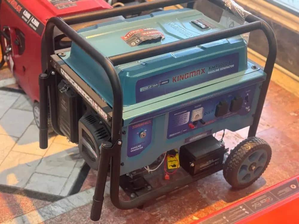 موتور برق 5.6 کیلووات (7 کاوا ) بنزین تکفاز استارتی کینگ مکس  مدل KM9800DXE - تصویر 1