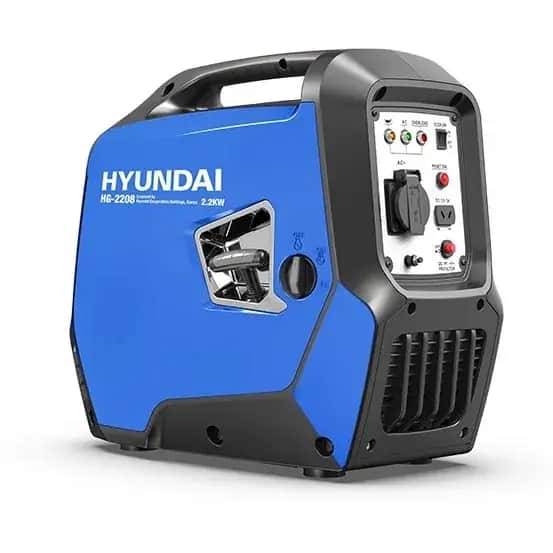 موتور برق 2.2 کیلووات بنزینی تکفاز هندلی اینورتر هیوندای مدل HG-2208 - تصویر 1