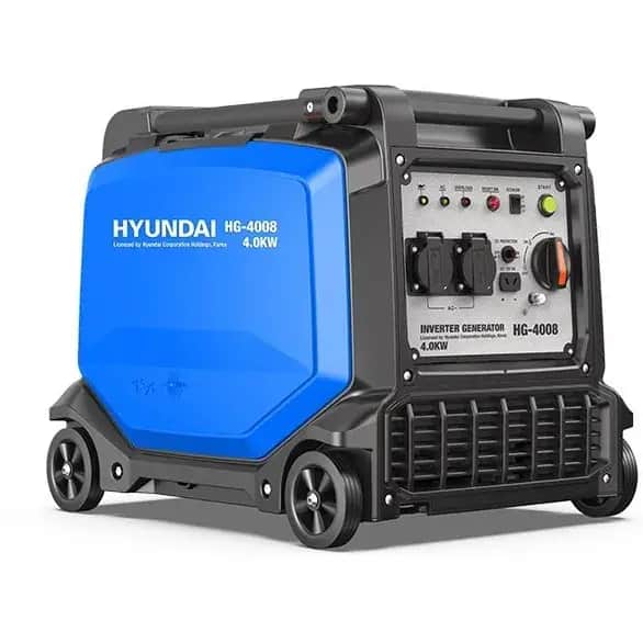 موتور برق 4 کیلووات بنزینی تکفاز ریموت استارت اینورتر هیوندای  مدل HG-4008 - تصویر 1