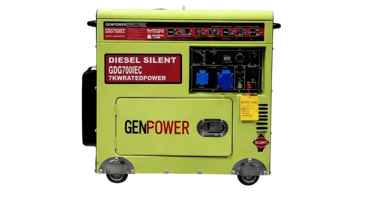 موتور برق 7 کیلووات دیزلی سایلنت جن پاور مدل GDG700IEC - تصویر 1