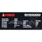 موتور برق 6.5 کیلووات بنزینی سایلنت تک فاز ریموت استارت اینورتر AiPOWER مدل SM6500Di - تصویر 4