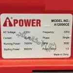 موتور برق 8 کیلووات بنزینی تک فاز استارتی AiPOWER مدل A12000CE - تصویر 19