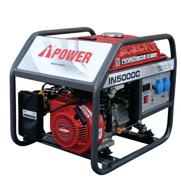 موتور برق 3.2 کیلووات بنزینی تک فاز هندلی AiPOWER مدل IN5000C - تصویر 1
