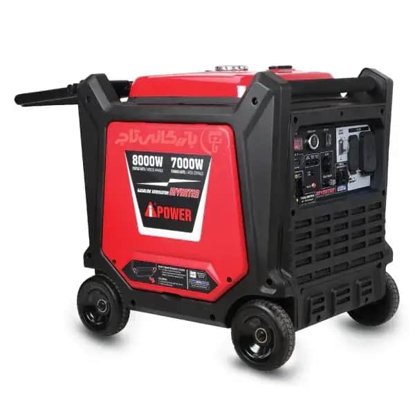 موتور برق 8 کیلووات بنزینی سایلنت تک فاز ریموت استارت اینورتر AiPOWER مدل SM8000i - تصویر 1