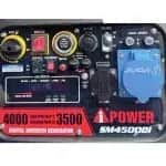 موتور برق 4 کیلووات بنزینی سایلنت تک فاز ریموت استارت اینورتر AiPOWER مدل SM4500Di - تصویر 9
