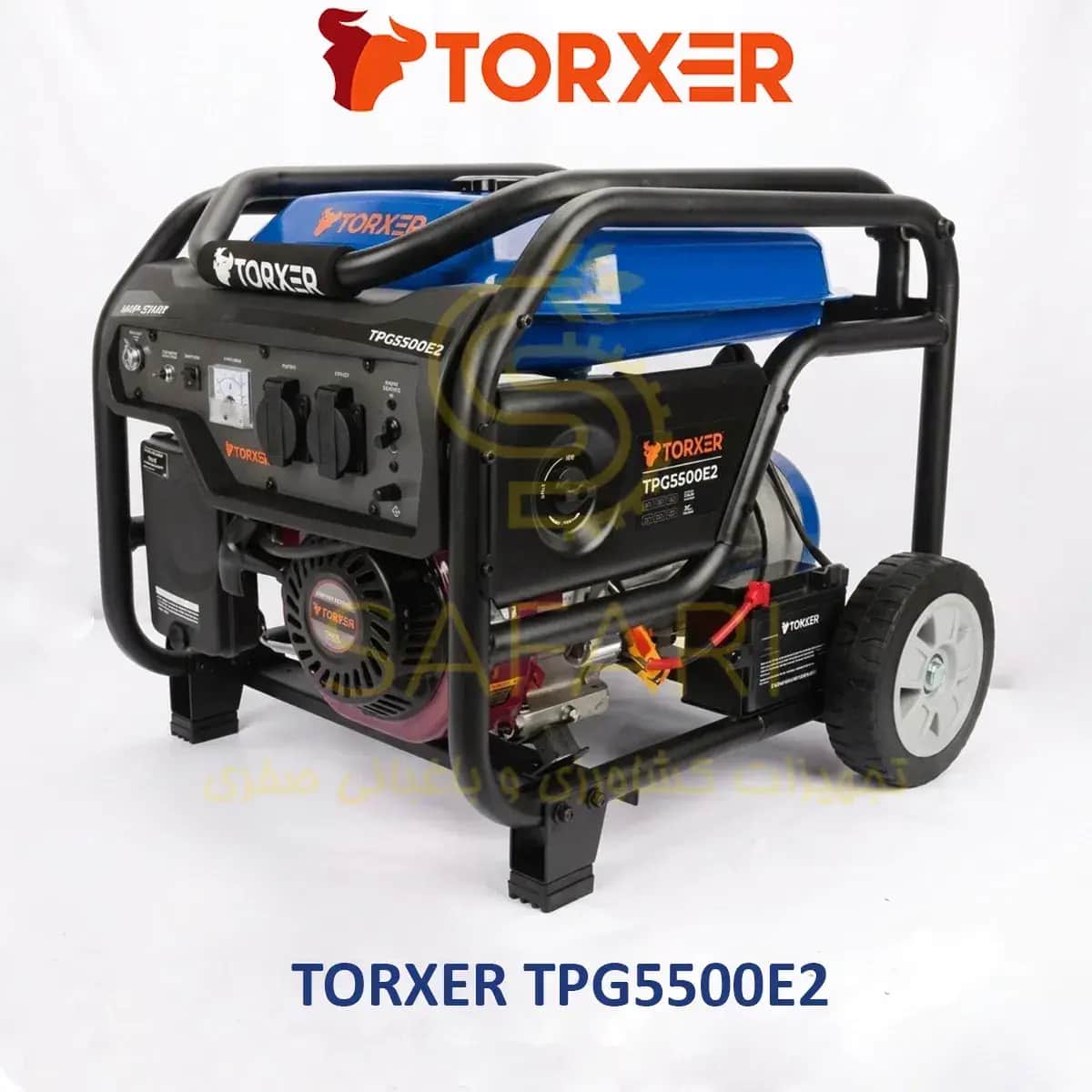 موتور برق بنزینی 3 کیلووات بنزینی تک فاز تورکسر مدل TORXER TPG5500E2 - تصویر 1