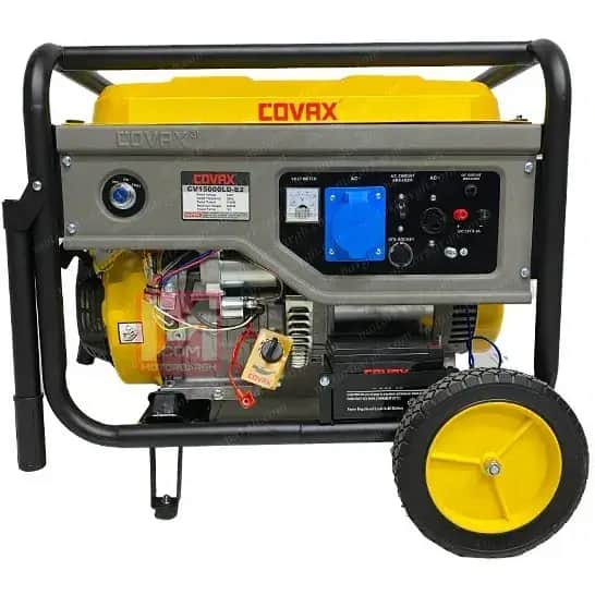 موتور برق  ۷.۵ کیلووات بنزینی تک فاز استارتی کواکس مدل CV10000LD-E2 - تصویر 1