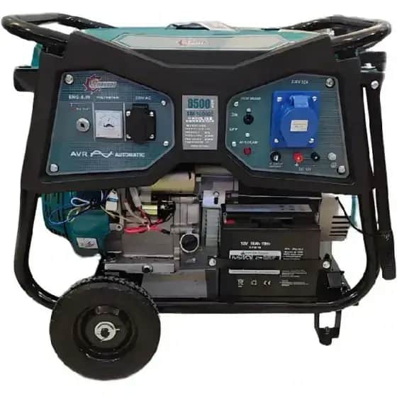 موتور برق 6.5 کیلووات بنزینی تکفاز استارتی اسمیت مدل SM6500E - تصویر 1
