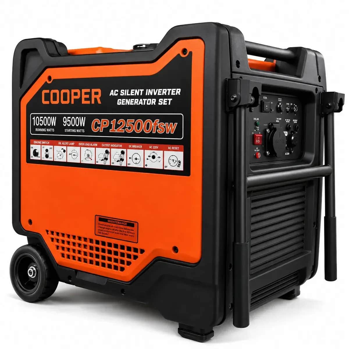 موتوربرق 8.۵ کیلووات بنزینی سایلنت با پورت ATS و ریموت استارت کوپر مدل CP12500iSW - تصویر 1