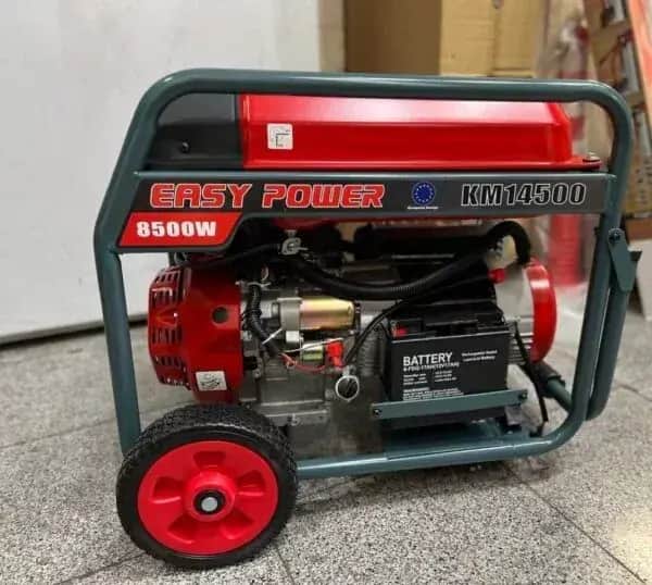موتور برق ۸.۵ کیلووات بنزینی تک فاز استارتی ایزی پاور مدل KM14500 - تصویر 1