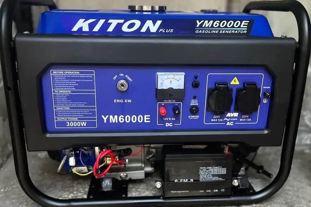 موتور برق 3.5 کیلووات بنزینی تک فاز استارتی کیتون مدل YM6000E - تصویر 1
