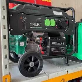 موتور برق ۸ کیلووات بنزینی تک فاز استارتی GPT مدل GP-10400E - تصویر 1