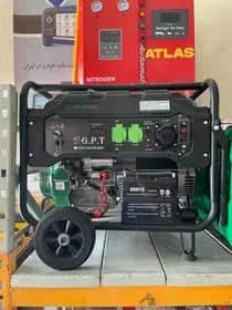 موتور برق ۸ کیلووات بنزینی تک فاز استارتی GPT مدل GP-10400E - تصویر 2