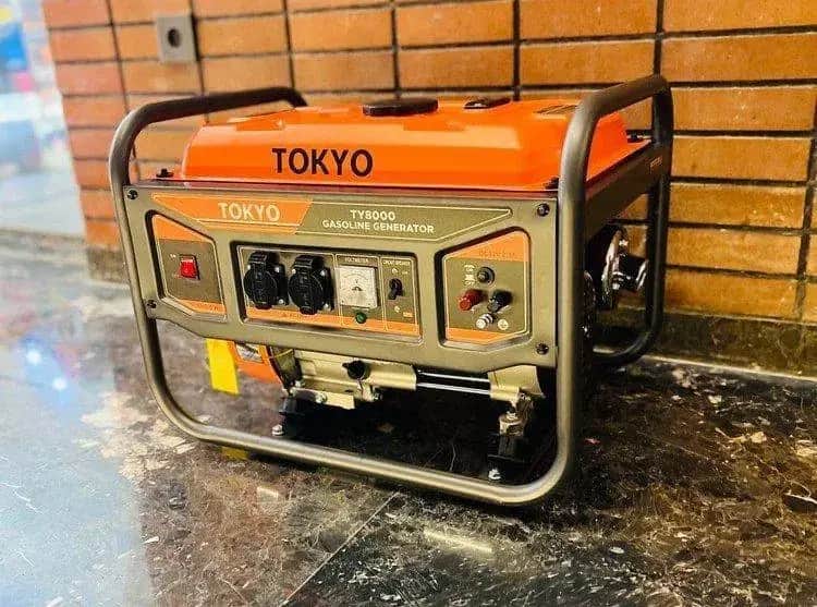 موتور برق ۳ کیلووات بنزینی تک فاز هندلی توکیو مدل TY8000 - تصویر 1