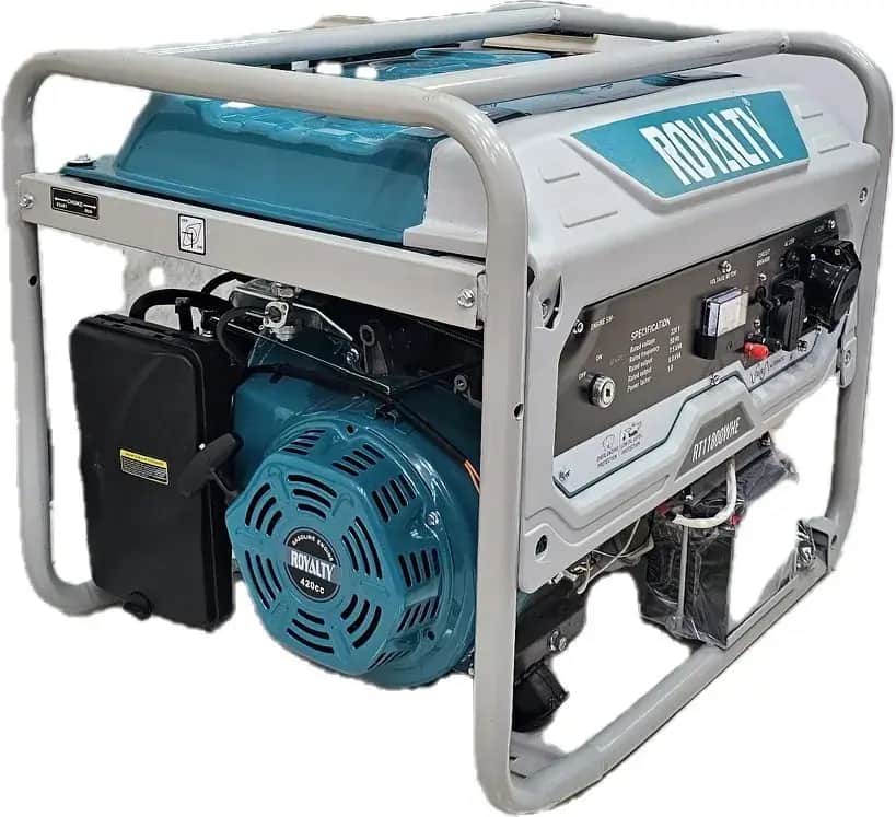 موتور برق 8 کیلووات بنزینی تک فاز هندلی رویالیتی مدل RT11800WHE - تصویر 1