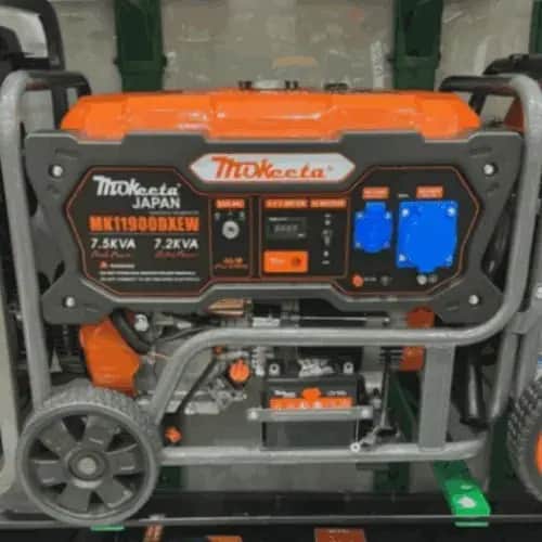 موتور برق 7.5 کیلووات بنزینی تک فاز استارتی ماکیتا مدل MK11900DXEW - تصویر 1