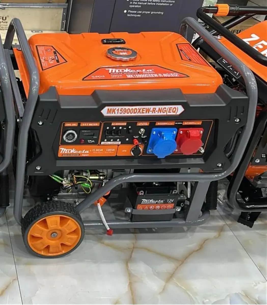 موتور برق 10 کیلووات سه‌گانه‌سوز تک فاز ریموت استارت موکیتا مدل MK14900DXEW-R - تصویر 1
