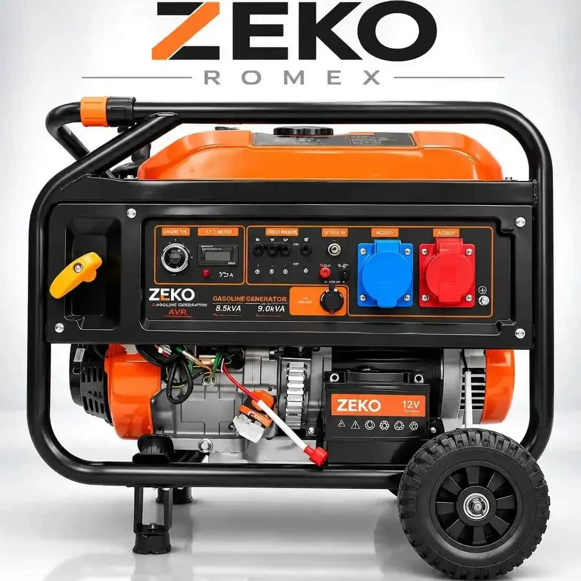 موتور برق 10 کیلووات سه‌گانه‌سوز سایلنت تک فاز ریموت استارت ATS زیکو مدل ZK1900D-XEW-R-NGE - تصویر 1