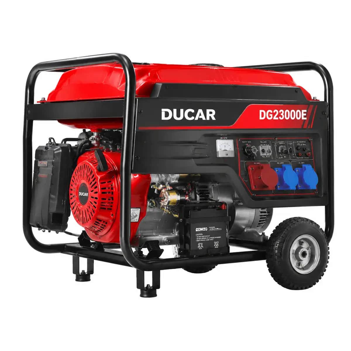 موتور برق 18 کیلووات دوگانه سوز تکفاز سه فاز ریموت دار استارتی دوکار مدلِDGLG23000E - تصویر 1