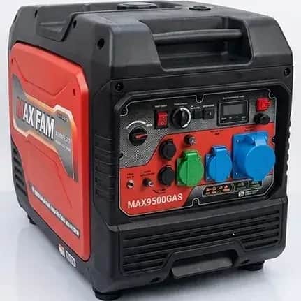 موتور برق 9.5 کیلووات سه گانه سوز سایلنت تک فاز ریموت استارت اینورتری مکس فام MAX9500GAS - تصویر 1